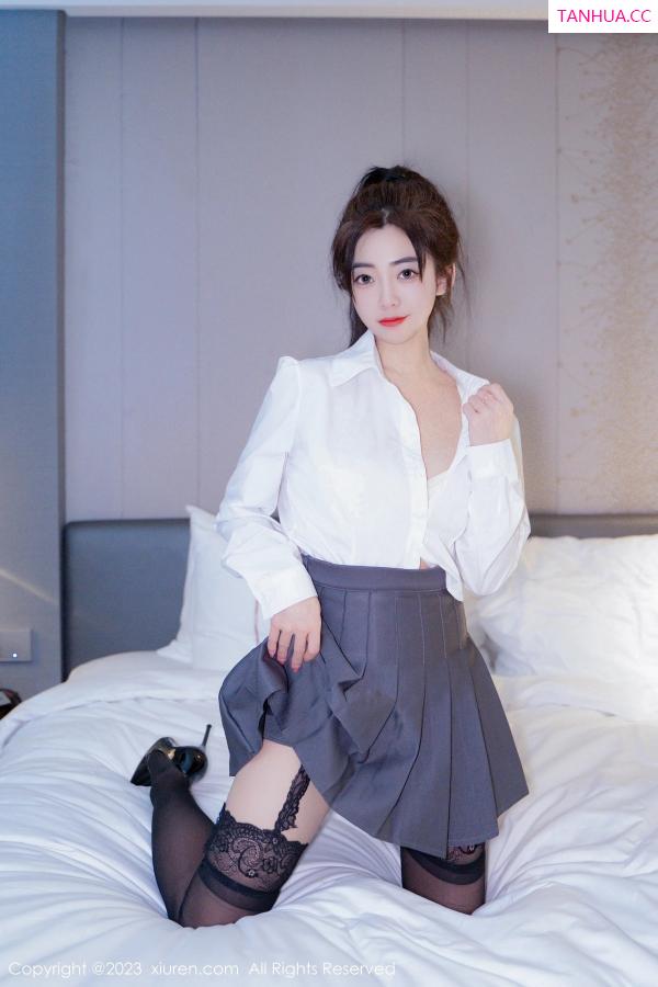   [XiuRen]高清写真图 2023.03.21 No.6444 星子柒kiki 黑丝美腿第15张图片
